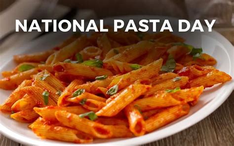 NATIONAL PASTA DAY - October 17, 2024 - Angie Gensler