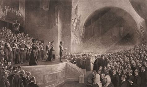 Opening of the first Parliament of the Australian Commonwealth, 9th May 1901, National Portrait ...