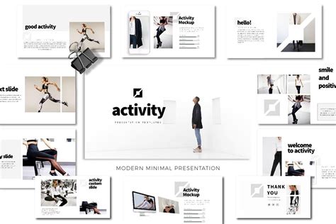 New Modern Minimal Presentation | Presentation template free, Presentation design template ...