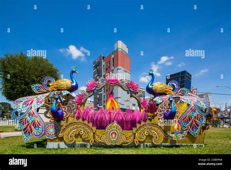 Deepavali decoration along the street. Little India. Singapore. 2020 Stock Photo - Alamy