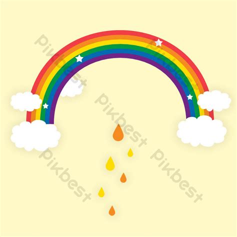 Original cartoon rainbow background | PSD Backgrounds Free Download ...