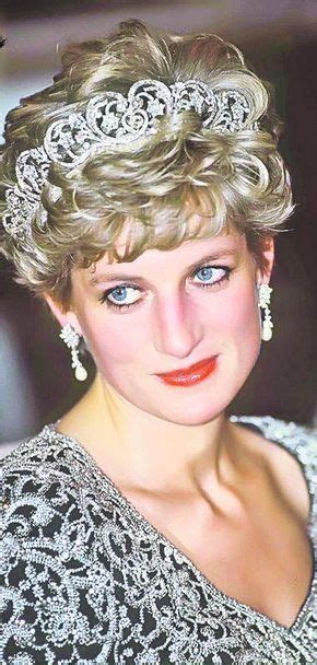 Princess Diana, wearing the Spencer Tiara. Love the dress, goes perfectly with the Tiara ...