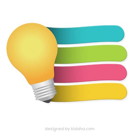 Free Light bulb clipart,Ideas clipart for education – KIDAHA