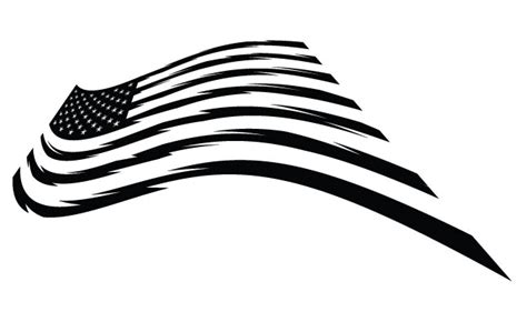 Tattered American Flag Vector at GetDrawings | Free download