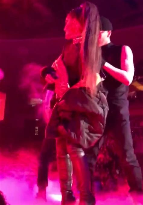 Ariana Grande suffers embarrassing wardrobe malfunction mid-concert | Celebrity News | Showbiz ...