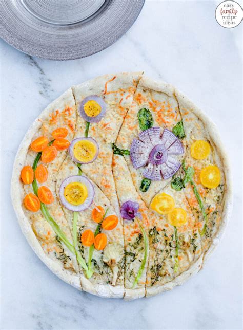 Spring Vegetable Garden Pizza Recipe