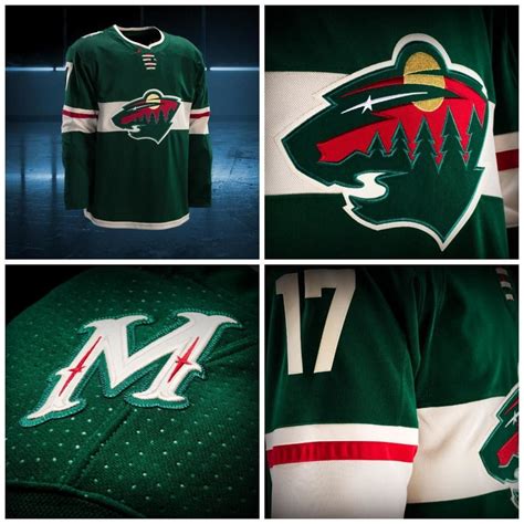 2019 Minnesota Wild Jerseys 2017 2018 Season New Team Jerseys Custom ...