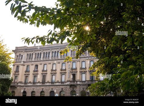 Palace hotel, Como, Italy Stock Photo - Alamy