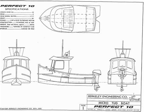 Perfect 10 , Mini Tugboat, Mini Tugboat Plans | Tug boats, Model boat ...