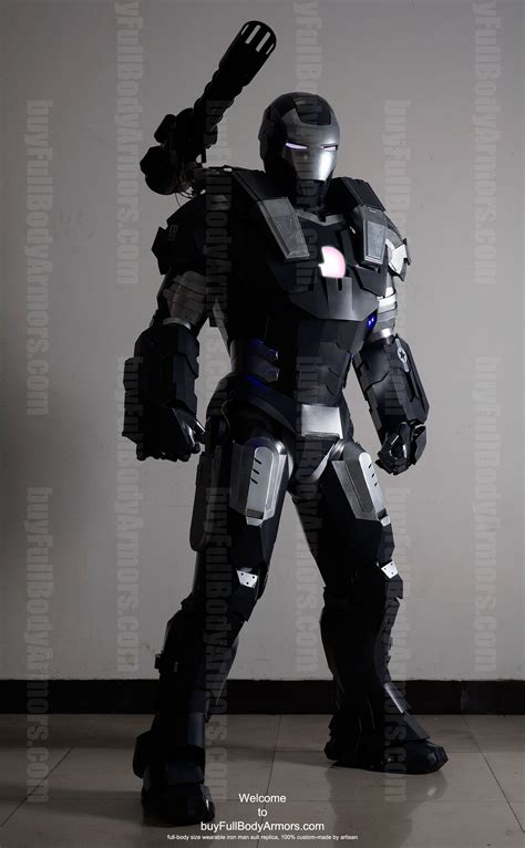 wearable War Machine suit costume front black Master Chief Armor, Halo Master Chief, Pokemon ...