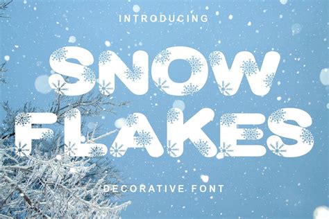 Snowflake Font by susecreative · Creative Fabrica