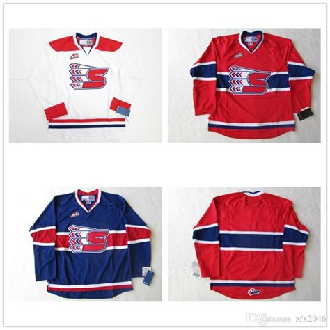 2021 Custom WHL Spokane Chiefs 2009 Pres Home Premier Hockey Jerseys ...