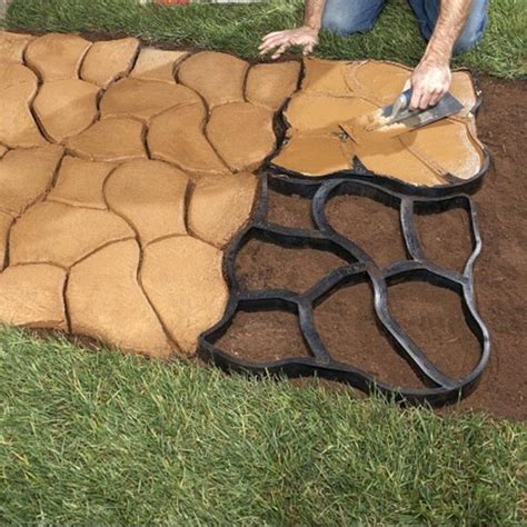 Garden Paving Stones Concrete Molds Patio Pavers - Gift Wows