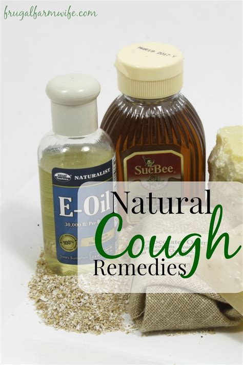 Natural Remedies For Coughs - The Frugal Farm Wife