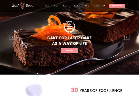 Best Bakery Website Templates