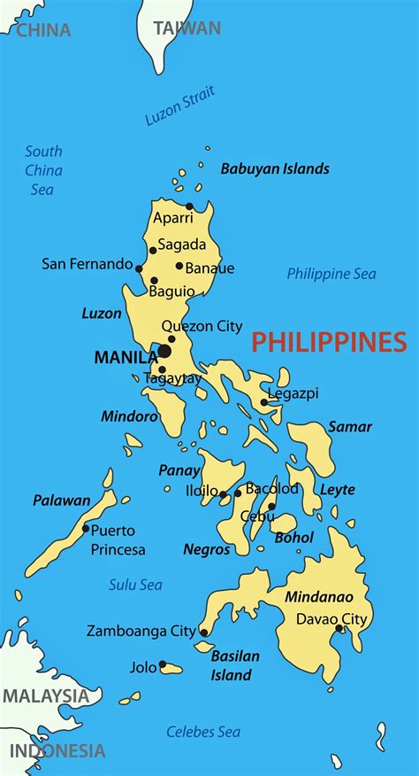 Printable Philippine Map - Printable Calendars AT A GLANCE