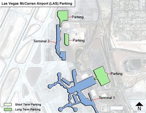 Las Vegas McCarran Airport Parking | LAS Airport Long Term Parking Rates & Map