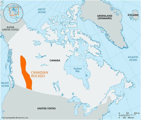 Rocky Mountains Canada Map - Wynne Karlotte