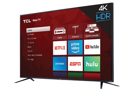 TCL 75" Class 4-Series 4K UHD HDR Roku Smart TV - 75S425 | TCL USA