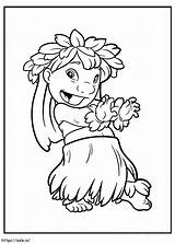 Lilo Disney coloring Page sketch template