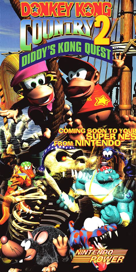 Nintendo Power Donkey Kong Country 2: Diddy's Kong Quest - Etsy