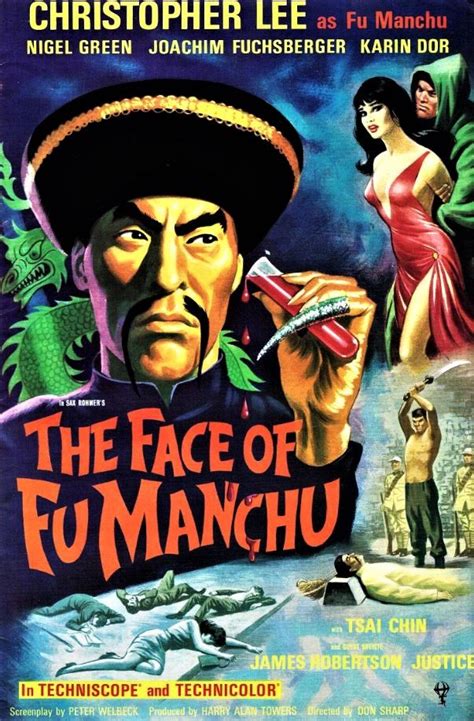 The Face of Fu Manchu (1965) | Fu manchu, Classic films posters, Classic movie posters