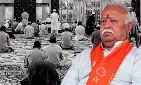 RSS chief Mohan Bhagwat visits mosque, meets Umer Ilyasi of Imam foundation