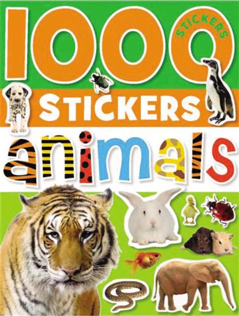 1000 Stickers: Animals [With Sticker(s)] by Tim Bugbird (English) Paperback Book 9781848790735 ...