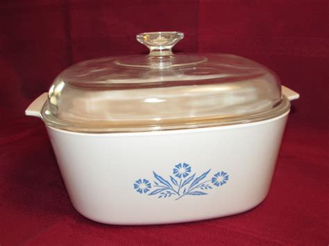 Extra Large Corning Ware Cornflower Blue CASSEROLE DISH A-5-B