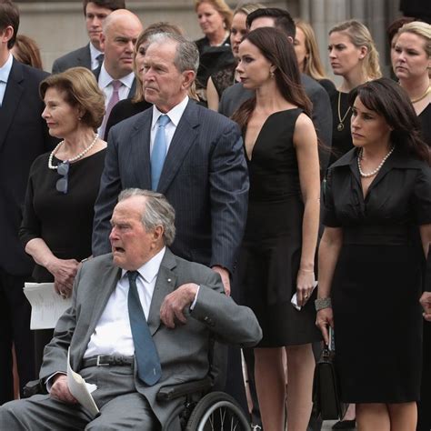 Bush Family, Crowd of Dignitaries Remember Barbara Bush