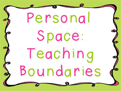 Teaching Kids Personal Space And Boundaries