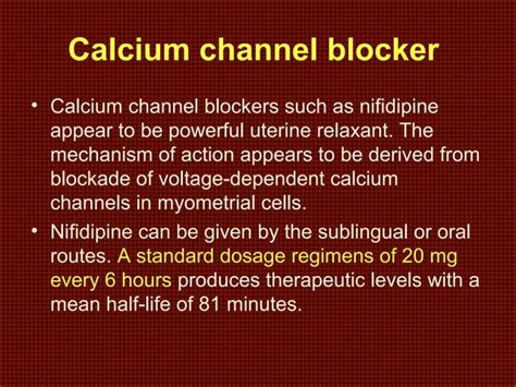 Tocolytic drug | PPT