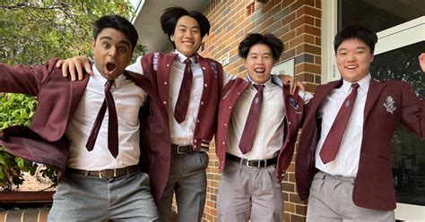 Sydney Technical High School boys are all smiles as HSC 2022 wraps up ...