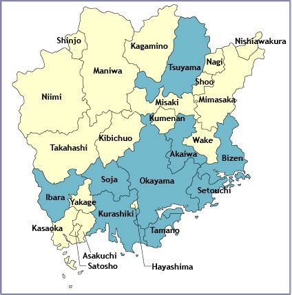 Okayama Map : Access Okayama Prefecture Official Tourism Guide Explore ...