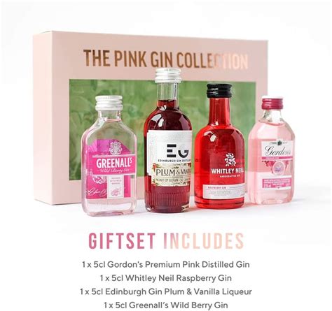 CHEAP! The Pink Gin Collection - Gift Set *4.8 STARS*, £10 at Amazon