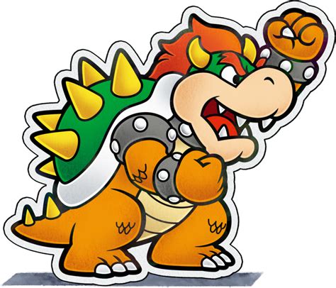 Paper Bowser - Super Mario Wiki, the Mario encyclopedia