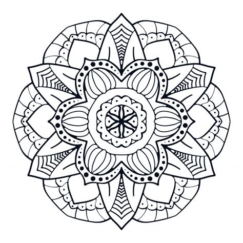 Flower Mandala Coloring Pages - Best Coloring Pages For Kids