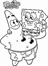 Cute Sponge Sunger Bob Patrick Coloring Page  Wecoloringpagecom sketch template