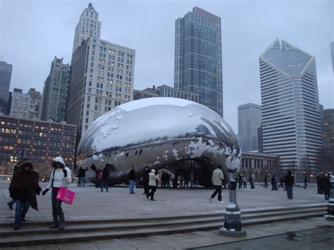 Chicago, The Bean under a winter sky | Winter sky, My kind of town, Chicago