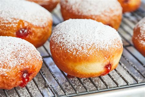 Hanukkah Jelly Donut (Sufganiyah) - Gemma’s Bigger Bolder Baking