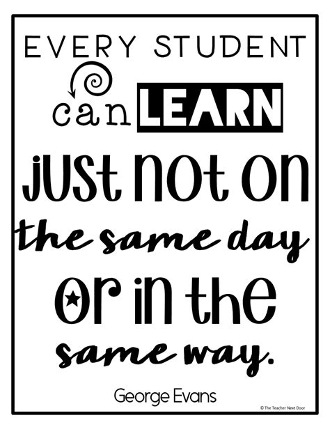 Inspirational Quote Posters for Teachers - The Teacher Next Door