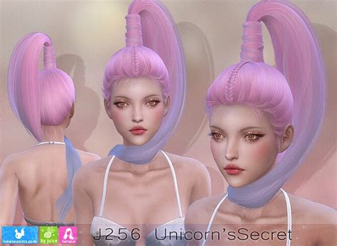 J256 Unicorn's Secret Hair at Newsea Sims 4 » Sims 4 Updates