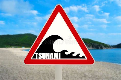 Tsunami Warning Sign. Tsunami hazard zone sign on the beach (Shallow DOF , #Ad, #Sign, #hazard ...