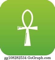 280 Ancient Egyptian Cross Ankh Icon Clip Art | Royalty Free - GoGraph