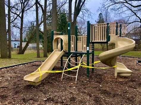 blue and green playground slide photo – Free Play area Image on Unsplash