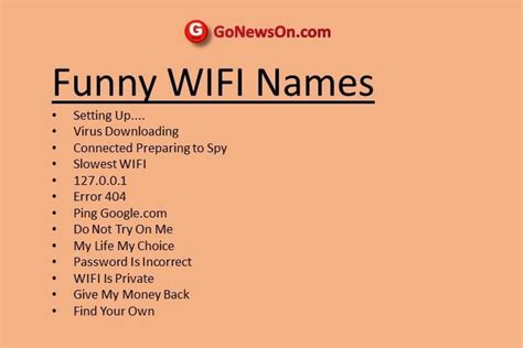 [999+] [UPDATED] Best Funny WIFI Names - 2024 November