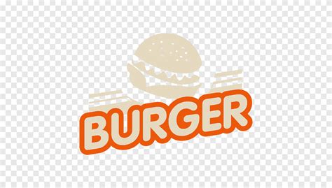 Hamburger Fast food Hot dog Cheeseburger Logo, Burger, food, text png | PNGEgg