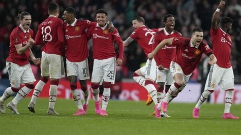 Man Utd reach FA Cup final after shootout victory over Brighton ...