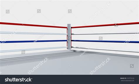 Regular Boxing Ring Surrounded By Ropes Stock Illustration 219773122 ...