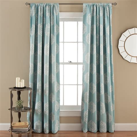 Sophie Blackout Blue Window Panel Set 52x84 - Walmart.com